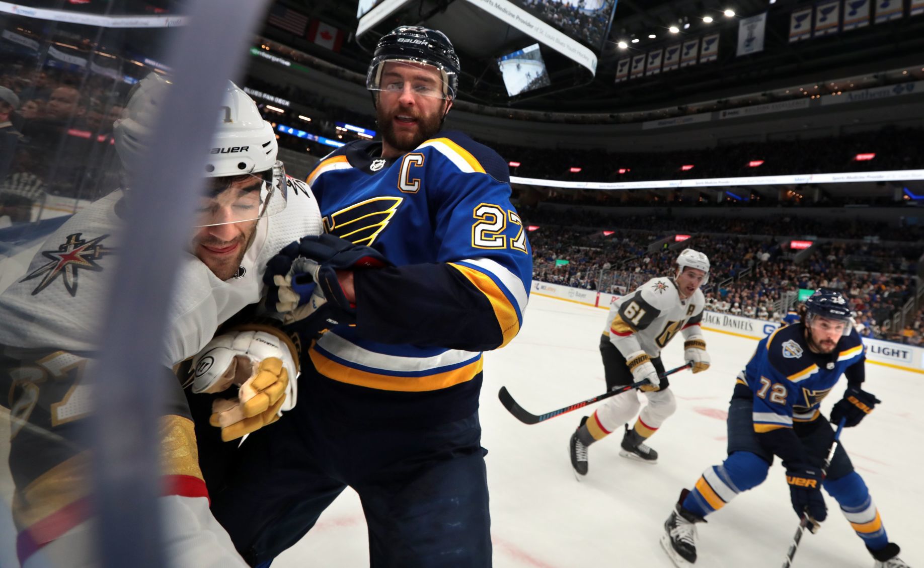 Blues host Golden Knights